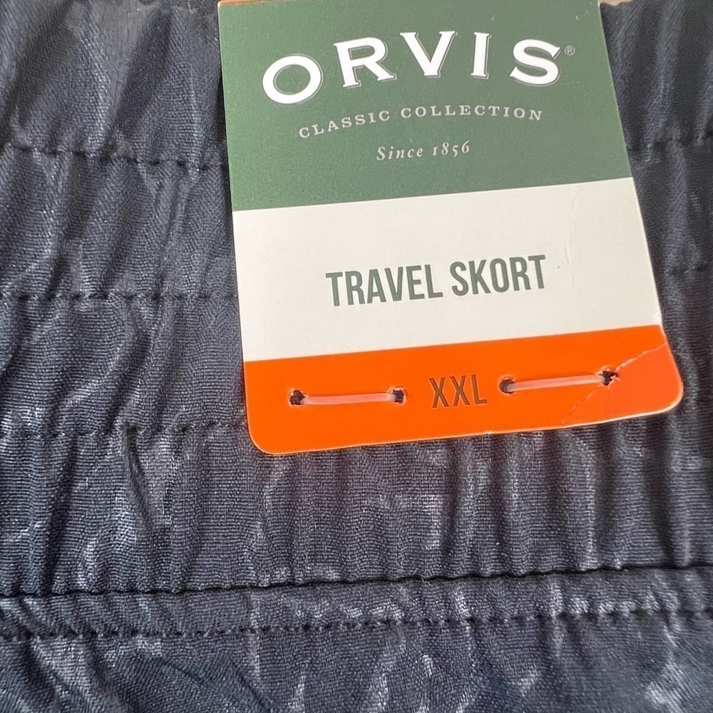 Orvis Active Travel Skort XXL Black Pockets - Picture 8 of 11